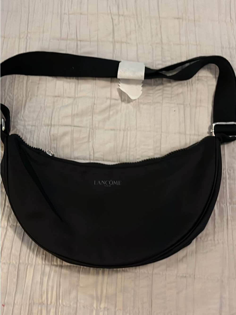 Lancome Black Crescent Crossbody Bag